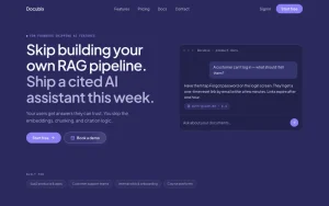 Docubix homepage — screenshot of the productivity & writing AI tool, 2026-10-01