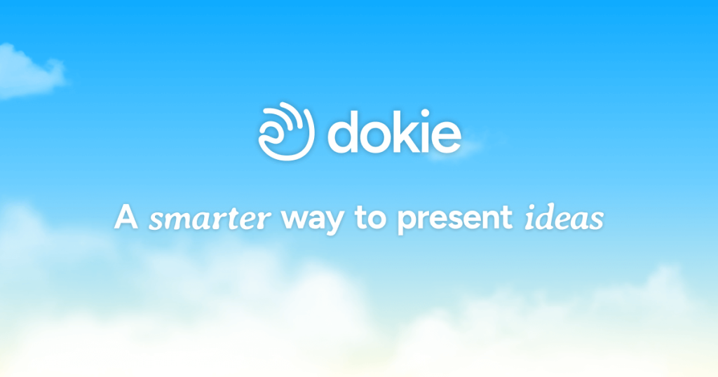 Dokie homepage screenshot, productivity & writing AI tool