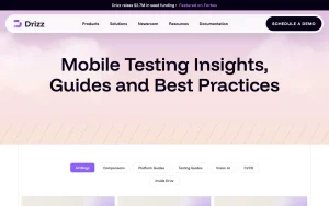 Drizz blog — screenshot of the coding AI tool, 2026-10-02