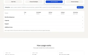 Droidrun (mobilerun) pricing page homepage screenshot, coding AI tool