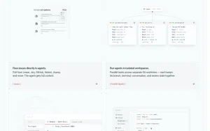Emdash homepage — screenshot of the coding AI tool, 2026-10-02