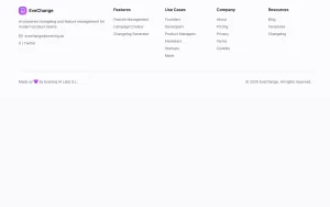 EveChange pricing page with plans and prices — screenshot of the productivity & writing AI tool, 2026-10-02