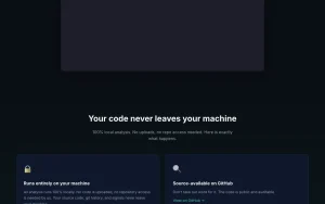 Evolution Engine (evo) by CodeQual features page — screenshot of the coding AI tool, 2026-10-02
