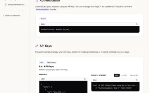 Exogram API documentation — screenshot of the chat assistants AI tool, 2026-10-02
