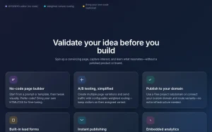 Experimently homepage — screenshot of the productivity & writing AI tool, 2026-10-02