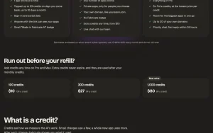 Fabricate pricing page with plans and prices — screenshot of the coding AI tool, 2026-10-02