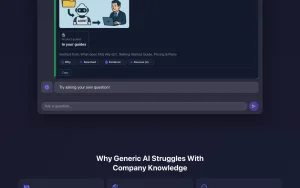 FAQ Ally homepage — screenshot of the research & search AI tool, 2026-10-02