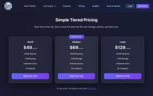 FAQ Ally pricing page with plans and prices — screenshot of the research & search AI tool, 2026-10-02