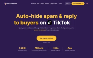 FeedGuardians homepage — screenshot of the productivity & writing AI tool, 2026-10-02