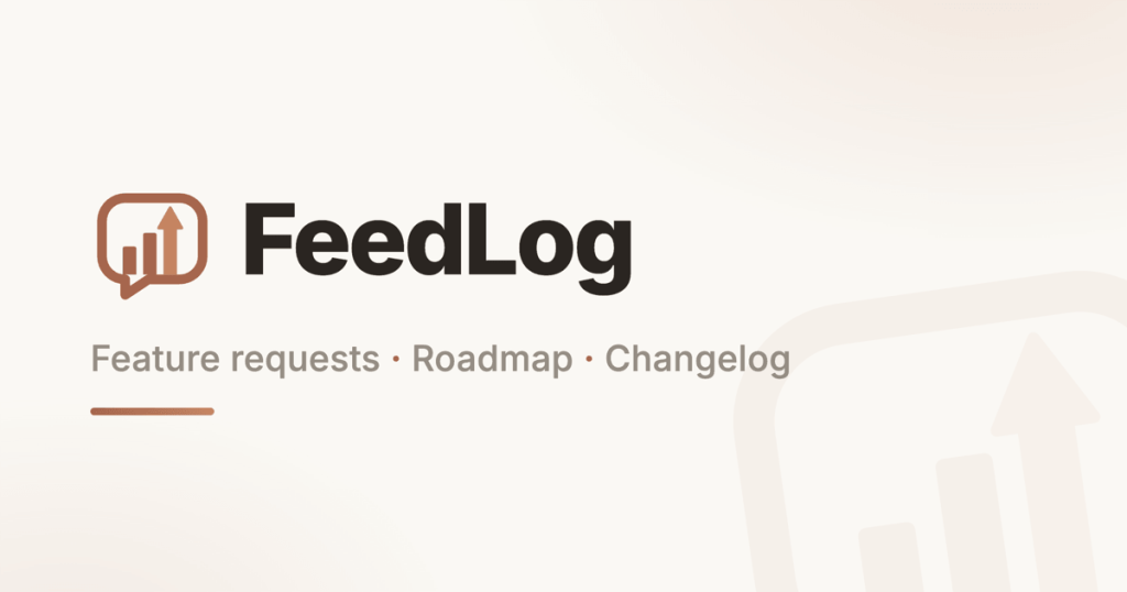 Captura de la página de inicio de FeedLog, herramienta de IA productividad y escritura