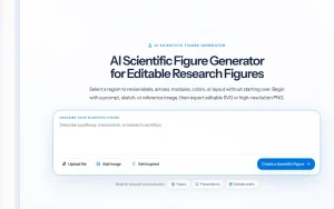 FigEditor homepage — screenshot of the image generation AI tool, 2026-10-01