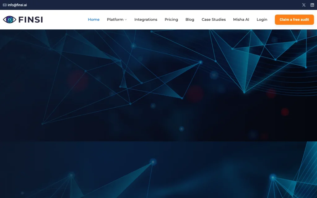 Finsi Startseite – Screenshot des KI-Tools produktivität & schreiben, Oct 2, 2026