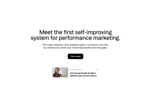 Flint homepage page homepage screenshot, productivity & writing AI tool