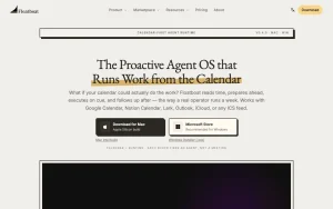 Floatboat homepage page homepage screenshot, productivity & writing AI tool