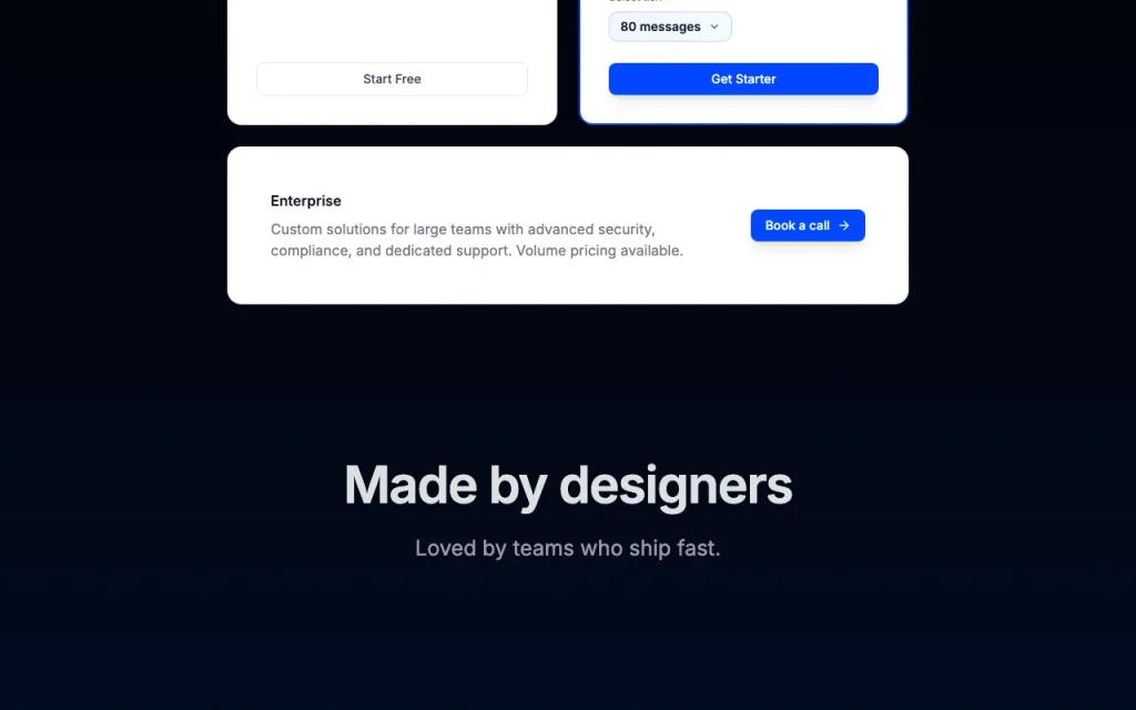 Flowstep pricing page with plans and prices — screenshot of the coding AI tool, Oct 2, 2026