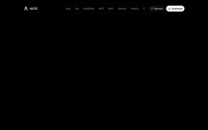 FluidVoice homepage — screenshot of the audio & voice AI tool, 2026-10-02