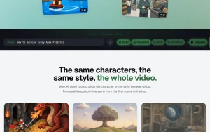 Framesail AI homepage — screenshot of the video AI tool, 2026-10-01