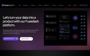 Fusedash homepage — screenshot of the productivity & writing AI tool, 2026-10-02