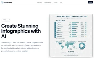 Genaraera homepage — screenshot of the image generation AI tool, 2026-10-02