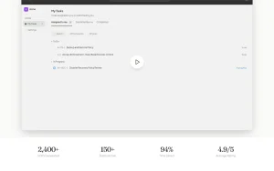 Glyde homepage — screenshot of the productivity & writing AI tool, 2026-10-02