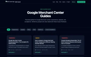GMC Guard blog — screenshot of the productivity & writing AI tool, 2026-10-02