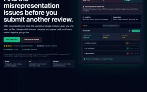 GMC Guard homepage — screenshot of the productivity & writing AI tool, 2026-10-02