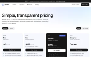 GoRules pricing page with plans and prices — screenshot of the productivity & writing AI tool, 2026-10-02