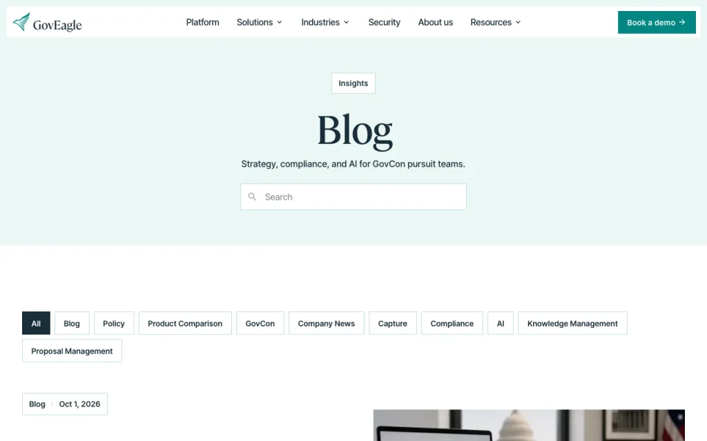 GovEagle Blog – Screenshot des KI-Tools produktivität & schreiben, Oct 2, 2026