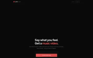 Gulab Music about page — screenshot of the video AI tool, 2026-10-02