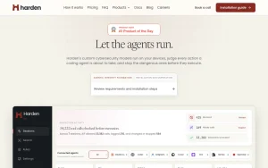 Harden AIF (Agentic Integrity Foundation) homepage — screenshot of the coding AI tool, 2026-10-02