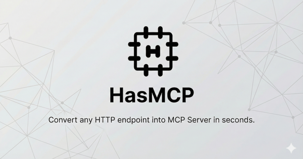 HasMCP homepage screenshot, coding AI tool
