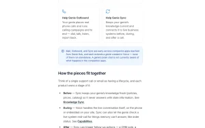 Help Genie documentation — screenshot of the productivity & writing AI tool, 2026-10-02