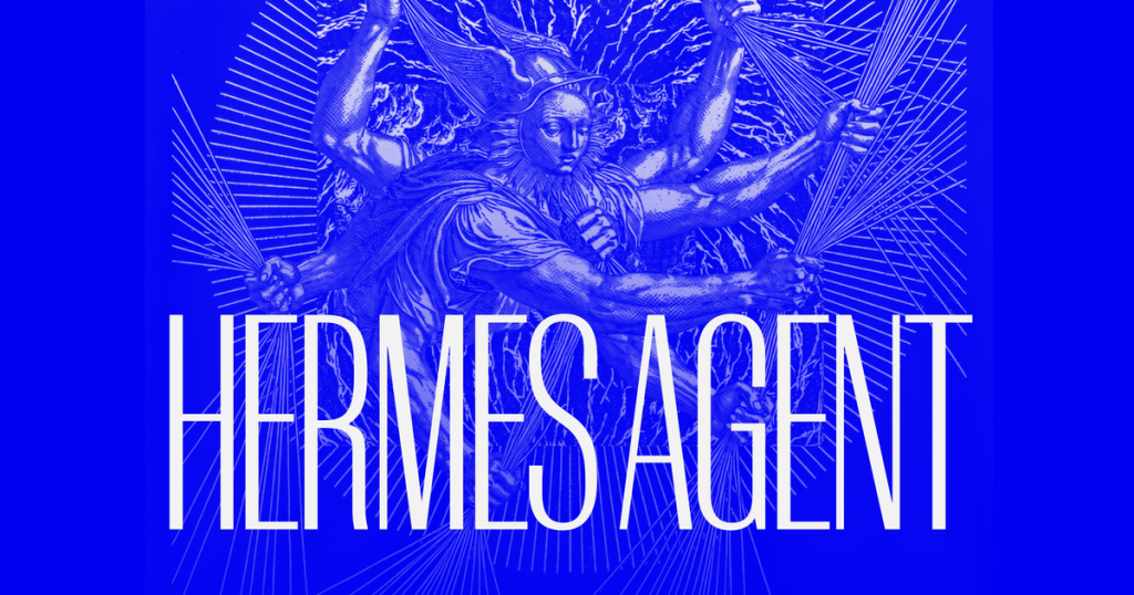 Hermes Desktop (Nous Research) homepage screenshot, productivity & writing AI tool