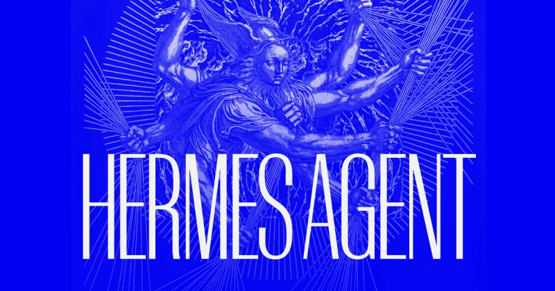 Hermes Desktop (Nous Research) homepage screenshot, productivity & writing AI tool