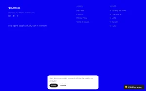 Hermes Plugin by Humalike homepage — screenshot of the chat assistants AI tool, 2026-10-02