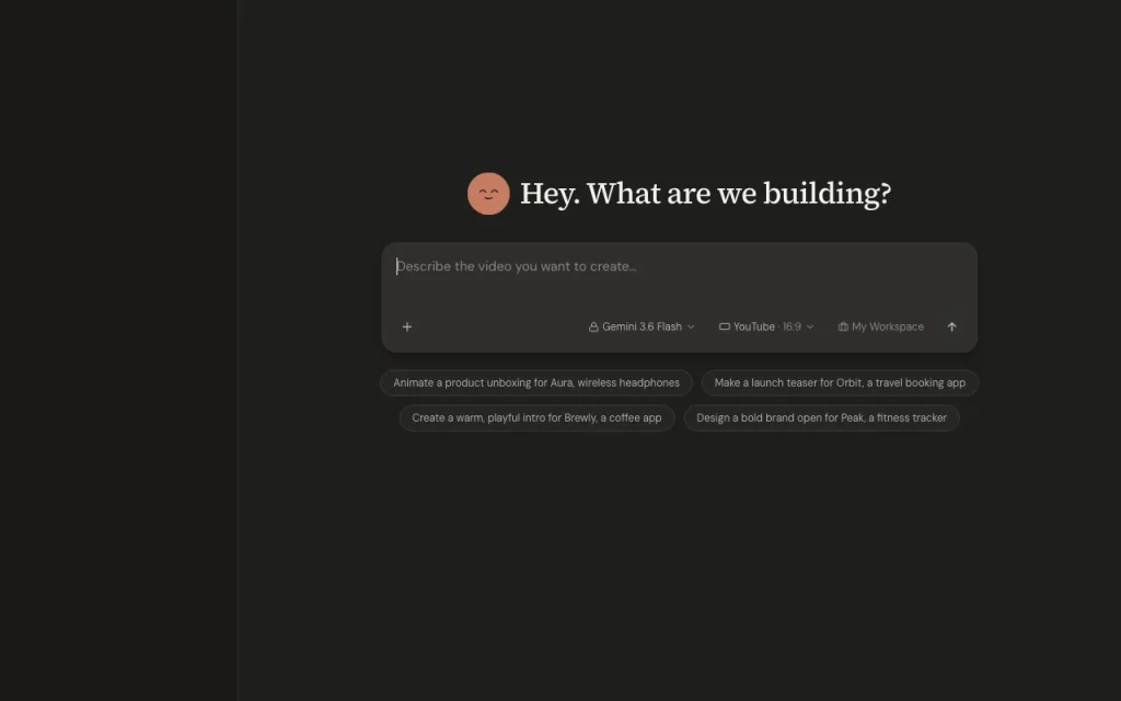 Hiddle homepage — screenshot of the video AI tool, Oct 2, 2026