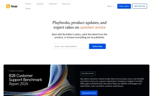 Hiver blog — screenshot of the productivity & writing AI tool, 2026-10-02