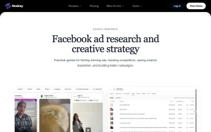 Hooksy blog — screenshot of the research & search AI tool, 2026-10-02