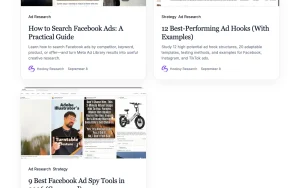 Hooksy blog — screenshot of the research & search AI tool, 2026-10-02