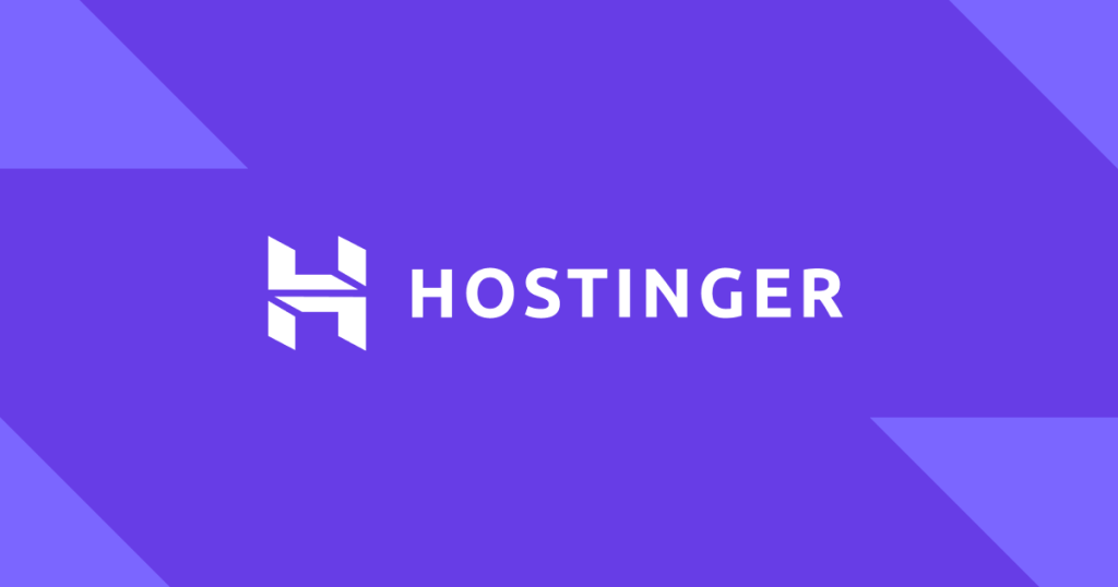 Hostinger Startseite, Screenshot, KI-Tool produktivität & schreiben