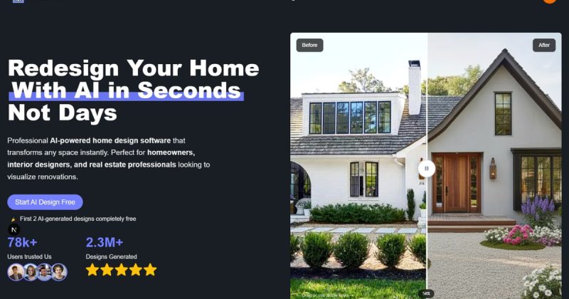 HouseGPTs homepage screenshot, image generation AI tool