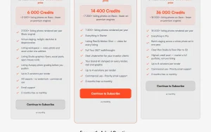 HouseGPTs pricing page with plans and prices — screenshot of the image generation AI tool, 2026-10-02