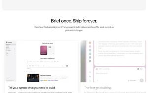 Hyperagent homepage — screenshot of the productivity & writing AI tool, 2026-10-02