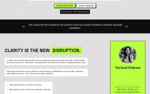 Hypnotype homepage — screenshot of the video AI tool, 2026-10-02