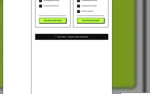 Hypnotype pricing page with plans and prices — screenshot of the video AI tool, 2026-10-02