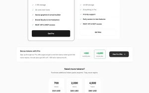 Iconly pricing page with plans and prices — screenshot of the image generation AI tool, 2026-10-02