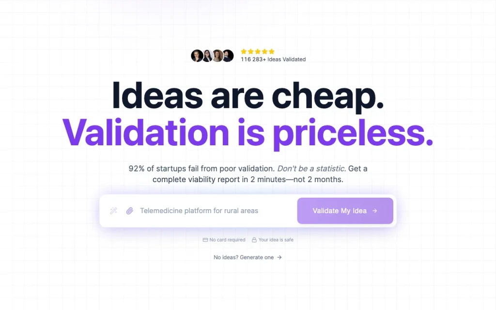 IdeaProof homepage — screenshot of the productivity & writing AI tool, Oct 2, 2026