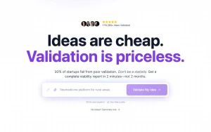 IdeaProof homepage — screenshot of the productivity & writing AI tool, 2026-10-02