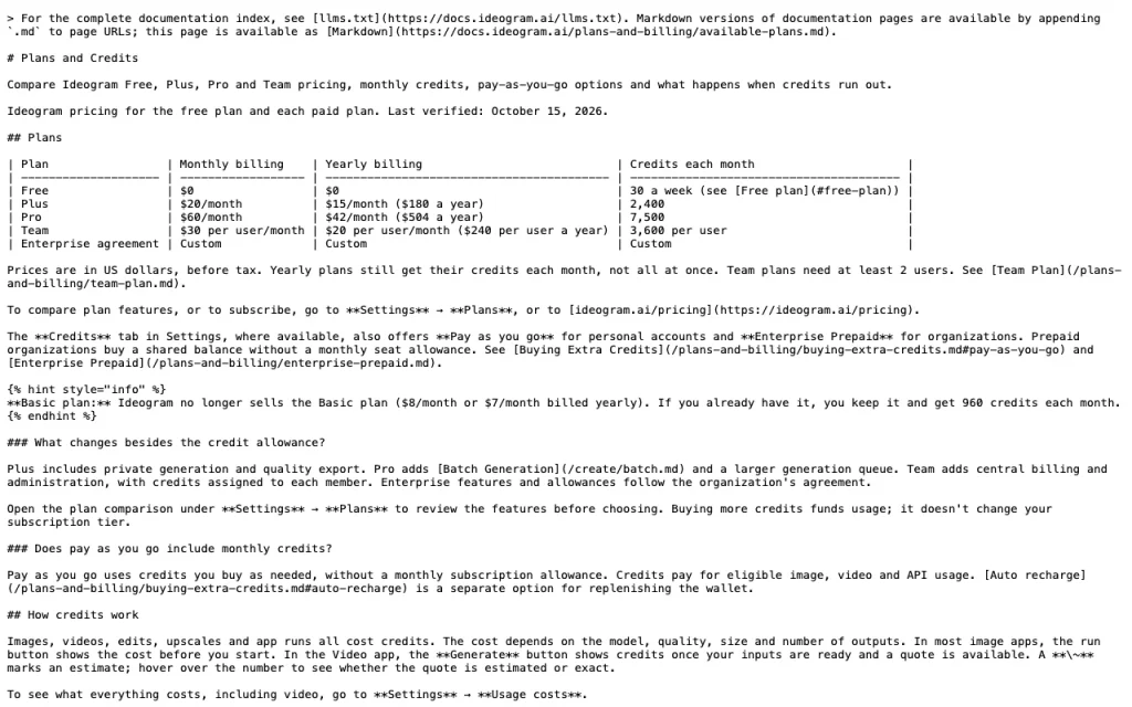 Captura de la página de inicio de Ideogram, herramienta de IA generación de imágenes
