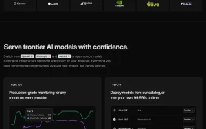 Inference.net homepage — screenshot of the coding AI tool, 2026-10-01